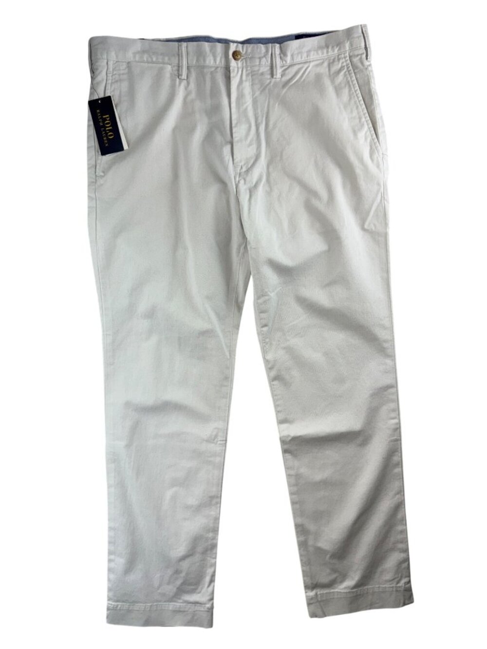 Polo Ralph Lauren Classics Stretch Slim Fit Chino Pants Men's 38x30 White NWT